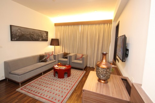 Deluxe Suite - Living Room View at Vivanta Kolkata EM Bypass
