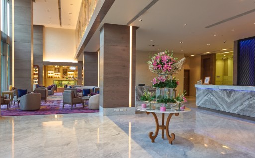 Lobby View - Vivanta Kolkata EM Bypass Lobby View at Vivanta Kolkata EM Bypass