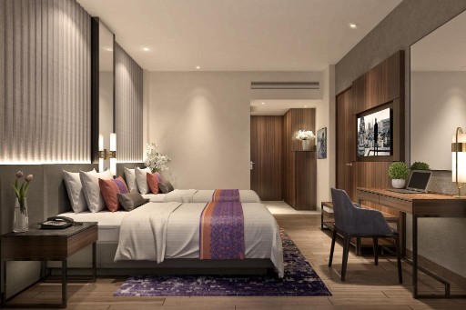 Premium Room Twin Bed View at Vivanta Kolkata EM Bypass