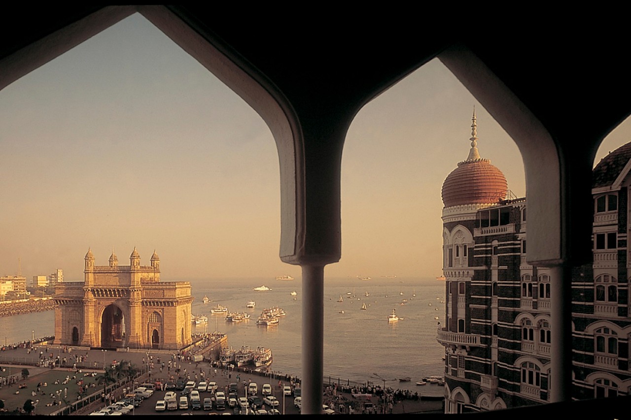 View of the Gateway of India from The Taj Mahal Palace Mumbai