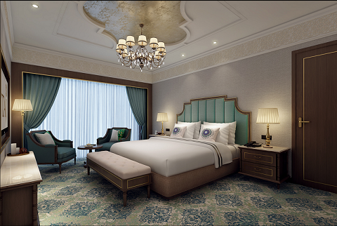 Luxury Suite Bedroom at Taj Skyline, Ahmedabad Luxury Suite Bedroom at Taj Skyline, Ahmedabad