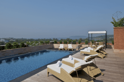 Rooftop Swimming Pool in Panaji at Vivanta Goa, Panaji Rooftop Swimming Pool in Panaji at Vivanta Goa, Panaji