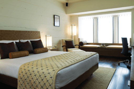 Deluxe Hotel Room in Panaji with Twin Bed & City View - Vivanta Goa, Panaji