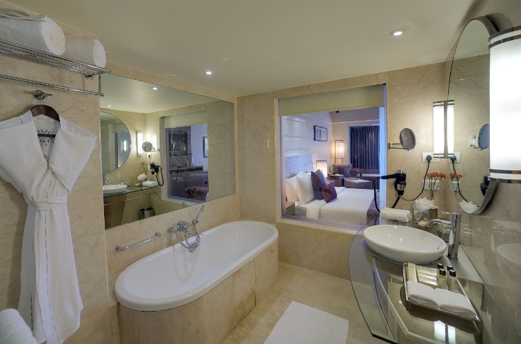 Luxury Bathroom Premium Suite at Vivanta Goa, Panaji