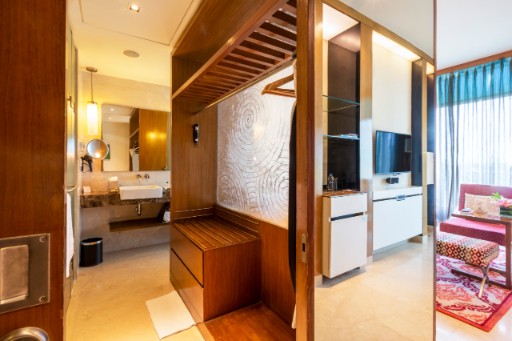 Deluxe Room Living Area at Vivanta Bengaluru, Whitefield