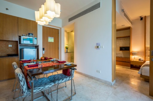Deluxe Suite Dining Area at Vivanta Bengaluru, Whitefield