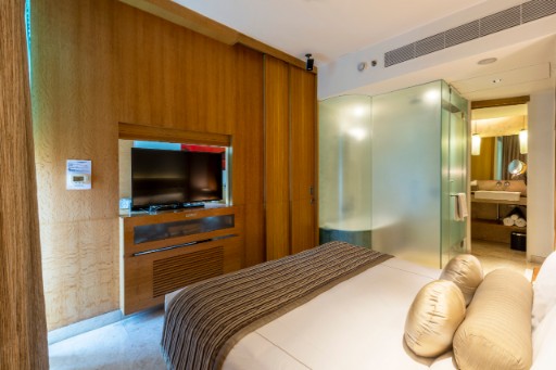Deluxe Suite Living Area at Vivanta Bengaluru, Whitefield