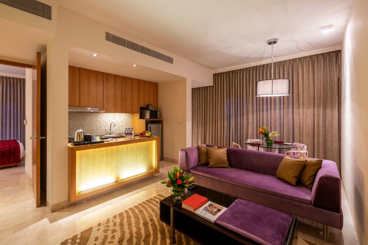 Living Area at Premium Suite at Vivanta Bengaluru, Whitefield