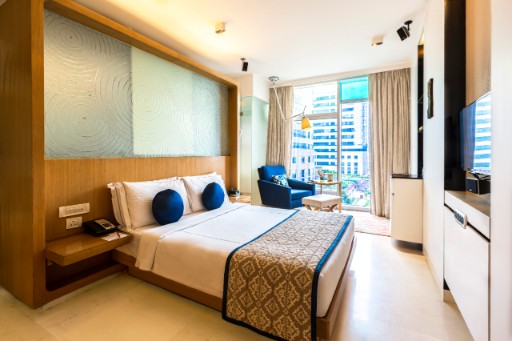 Bedroom at Superior Room at Vivanta Bengaluru, Whitefield