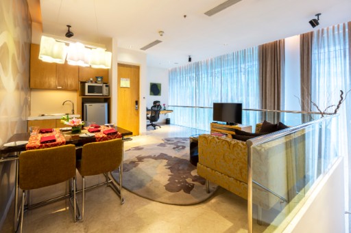 Living Area at Vivanta Suite at Vivanta Bengaluru, Whitefield