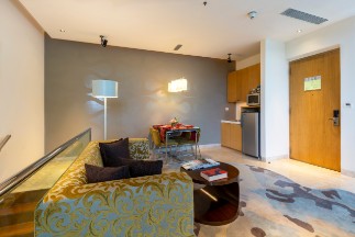 Living Space at Vivanta Suite at Vivanta Bengaluru, Whitefield