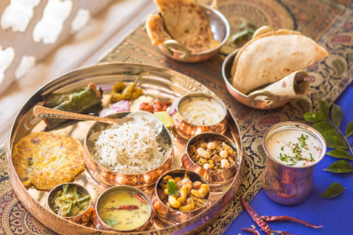 Maharashtrian Thali - Vivanta Aurangabad, Maharashtra Maharashtrian Thali at Vivanta Aurangabad, Maharashtra