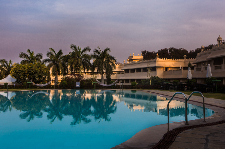 Swimming Pool Side View - Vivanta Aurangabad, Maharashtra Swimming Pool Side View of Vivanta Aurangabad, Maharashtra