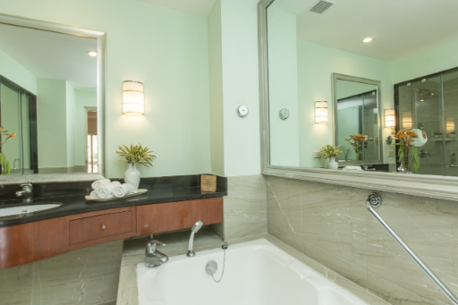 Premium Indulgence Suite Bathroom at Vivanta Aurangabad, Maharashtra