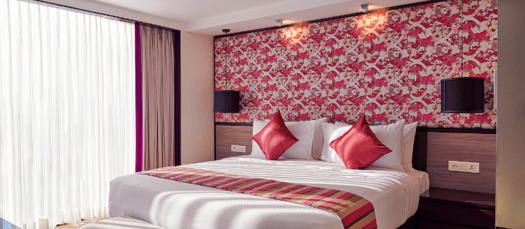 Deluxe Hotel Room Bedroom at Vivanta Kathmandu