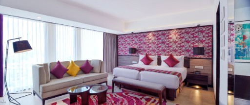 Premium Room Bedroom at Vivanta Kathmandu