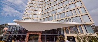 Faà §ade of Luxury Hotel in Kathmandu, Vivanta Kathmandu